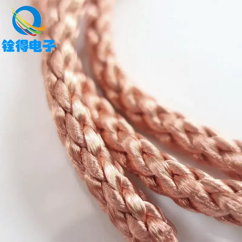 อุตสาหกรรมใดที่ใช้กันทั่วไปว่ามีสายทองแดงถักทองแดง?